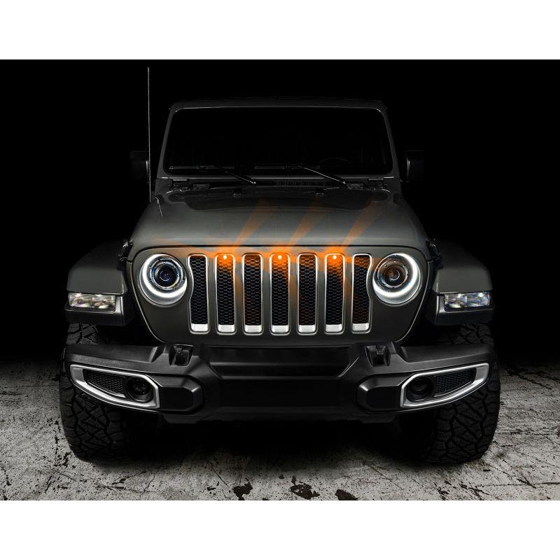 Oracle Pre-Runner Style LED Grille Kit for Jeep Wrangler JL - Amber - SMINKpower Performance Parts ORL5870-005 ORACLE Lighting