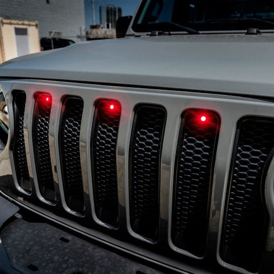Oracle Pre-Runner Style LED Grille Kit for Jeep Wrangler JL - Red - SMINKpower Performance Parts ORL5870-003 ORACLE Lighting