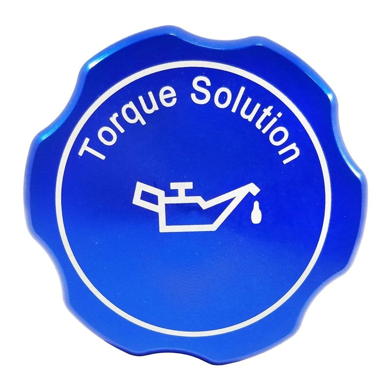 Torque Solution Billet Oil Cap 89+ Subaru - Blue-Oil Caps-Torque Solution-TQSTS-SU-313BU-SMINKpower Performance Parts