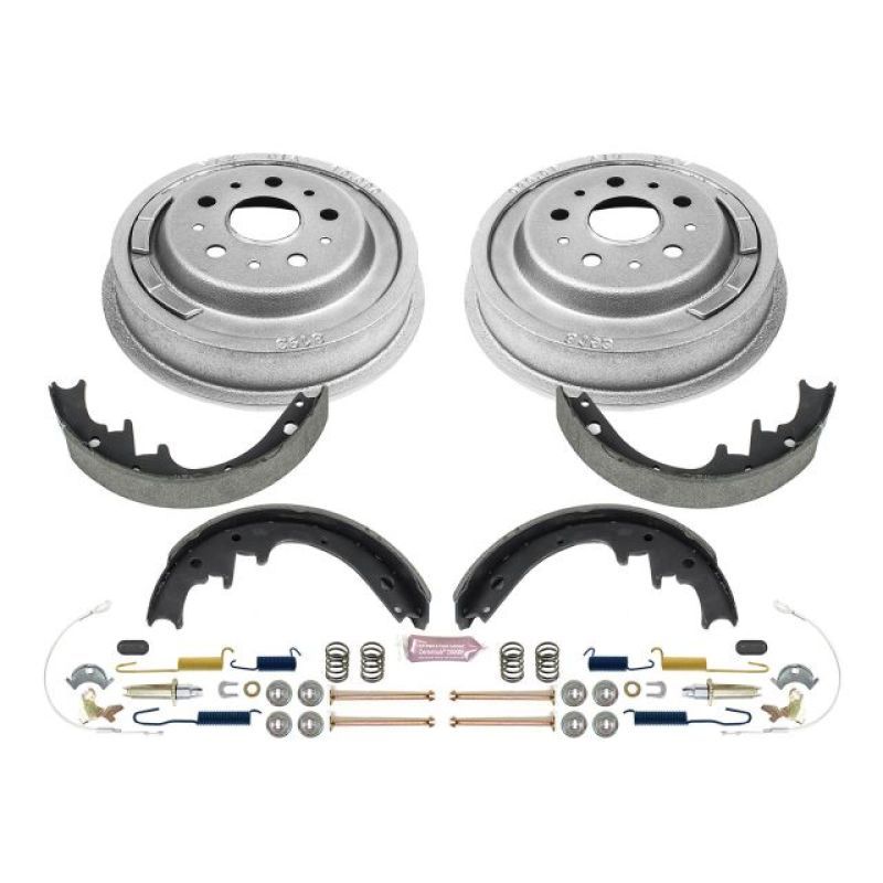 Power Stop 62-68 Ford Fairlane Rear Autospecialty Drum Kit - SMINKpower Performance Parts PSBKOE15268DK PowerStop