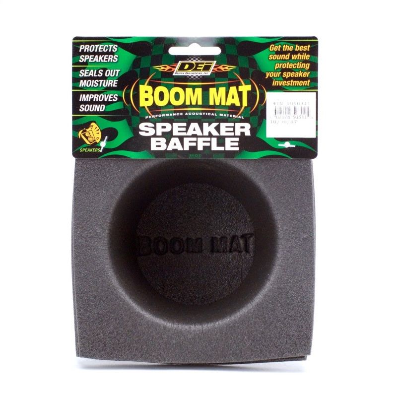 DEI Speaker Baffles 5.25in Round 6.5in Wide 6.5 Height 2.5in Deep Pair-Thermal Wrap-DEI-DEI50321-SMINKpower Performance Parts