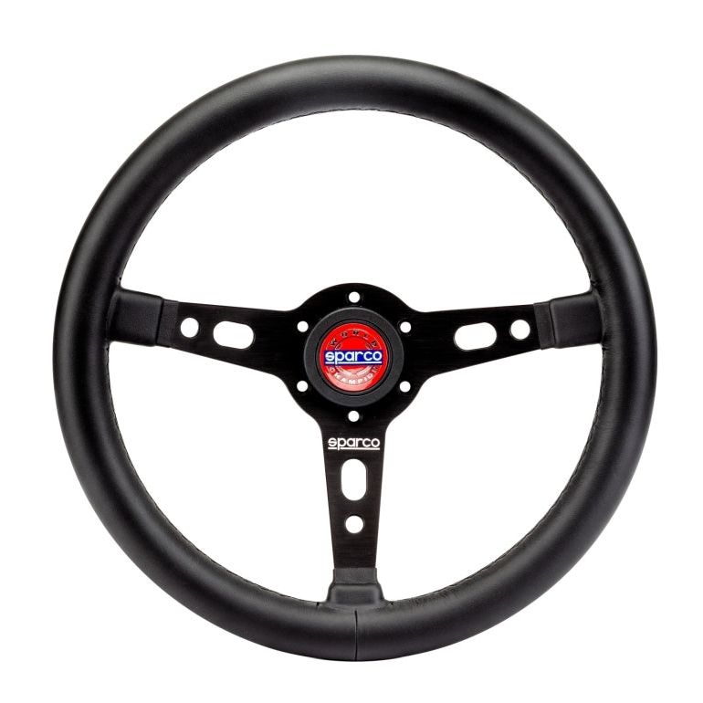 Sparco Strwhl Targa 350 Leather-Steering Wheels-SPARCO-SPA015TARGA350PLNR-SMINKpower Performance Parts