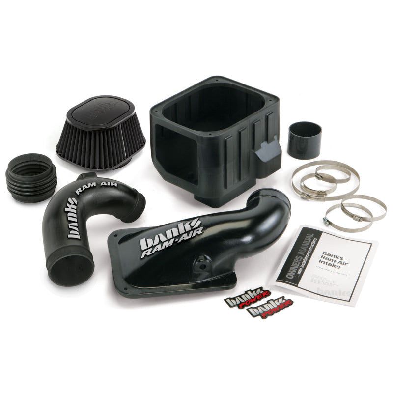 Banks Power 04-05 Chevy 6.6L LLY Ram-Air Intake System - Dry Filter-Short Ram Air Intakes-Banks Power-GBE42135-D-SMINKpower Performance Parts