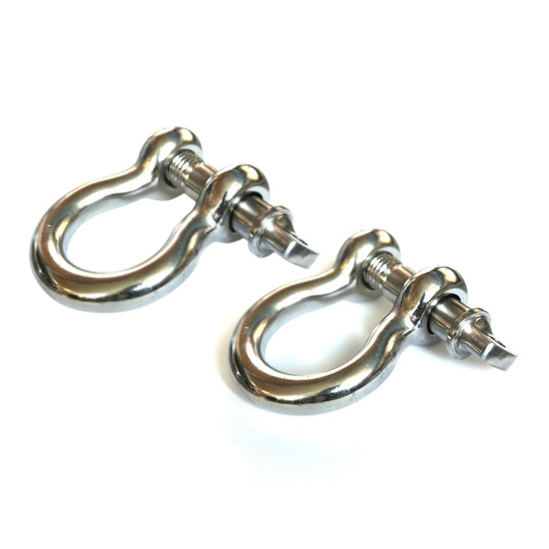 Rugged Ridge Stainless Steel 3/4in D-Shackles - SMINKpower Performance Parts RUG11235.05 Rugged Ridge
