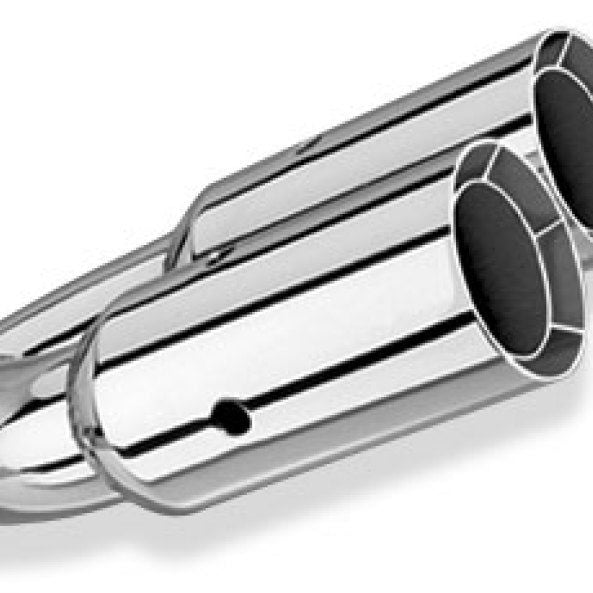 Borla Universal Polished Tip Dual Round Intercooled (inlet 2 1/2in. Outlet 3in) *NO Returns* - SMINKpower Performance Parts BOR20203 Borla