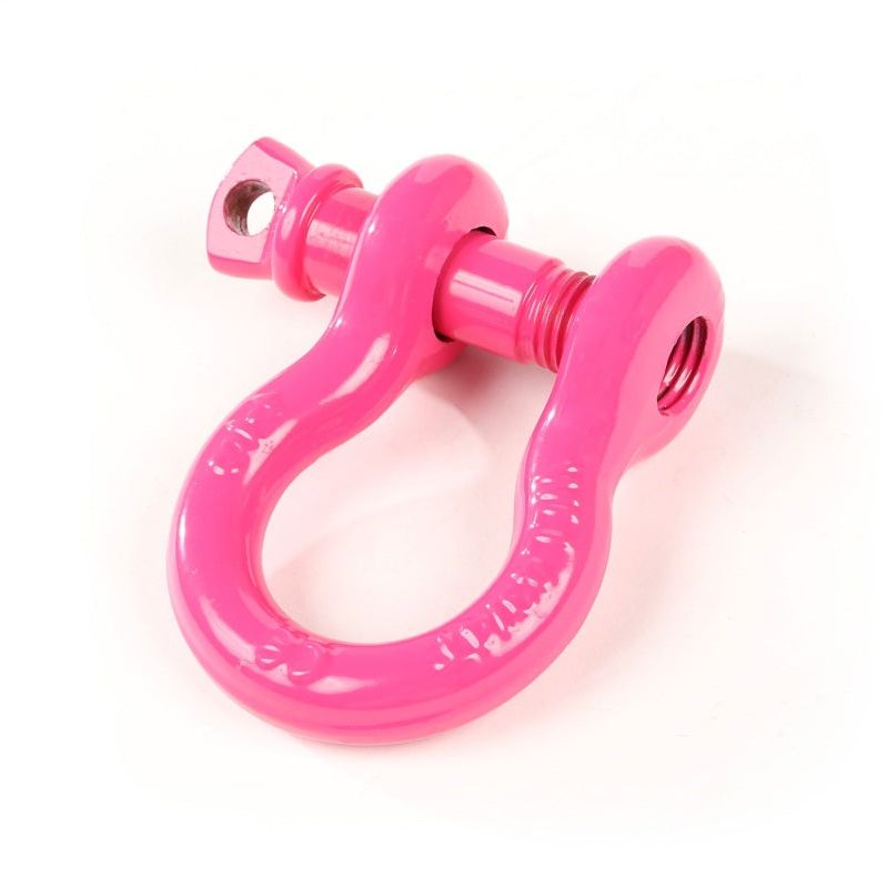 Rugged Ridge Pink 3/4in D-Ring Shackles-Shackle Kits-Rugged Ridge-RUG11235.09-SMINKpower Performance Parts