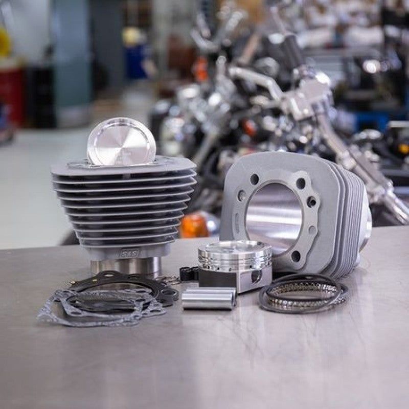 S&S Cycle 86-19 Sportster Models 883 to 1200cc Conversion Kit - Silver-Piston Sets - Powersports-S&S Cycle-SSC910-0688-SMINKpower Performance Parts