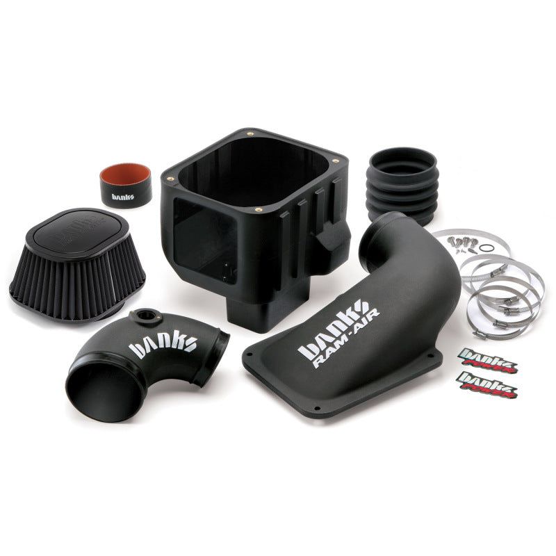 Banks Power 06-07 Chevy 6.6L LLY/LBZ Ram-Air Intake System - Dry Filter-Short Ram Air Intakes-Banks Power-GBE42142-D-SMINKpower Performance Parts