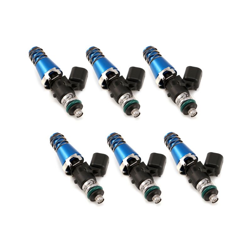 Injector Dynamics ID1050X Injectors 11mm (Blue) Top (Set of 6)-Fuel Injector Sets - 6Cyl-Injector Dynamics-IDX1050.60.11.14.6-SMINKpower Performance Parts