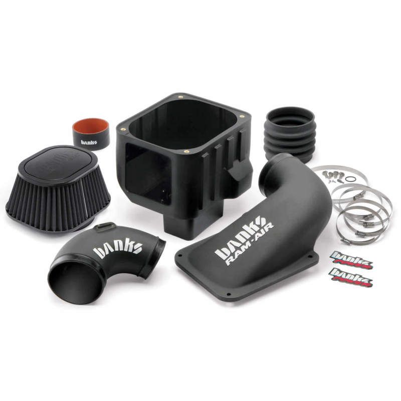 Banks Power 07-10 Chevy 6.6L LMM Ram-Air Intake System - Dry Filter-Short Ram Air Intakes-Banks Power-GBE42172-D-SMINKpower Performance Parts