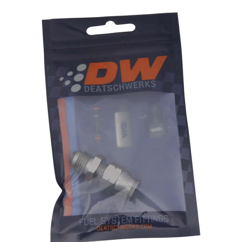 DeatschWerks 6AN Male Flare to 5/16in Hardline Compression Adapter (Incl. 1 Olive Insert)-Fuel Components Misc-DeatschWerks-DWK6-02-0108-SMINKpower Performance Parts
