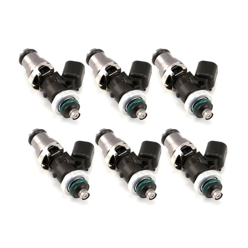 Injector Dynamics 1700cc Injectors-48mm Length-14mm Top - 14mm Low O-Ring (R35 Low Spacer)(Set of 6)-Fuel Injector Sets - 6Cyl-Injector Dynamics-IDX1700.48.14.R35.6-SMINKpower Performance Parts