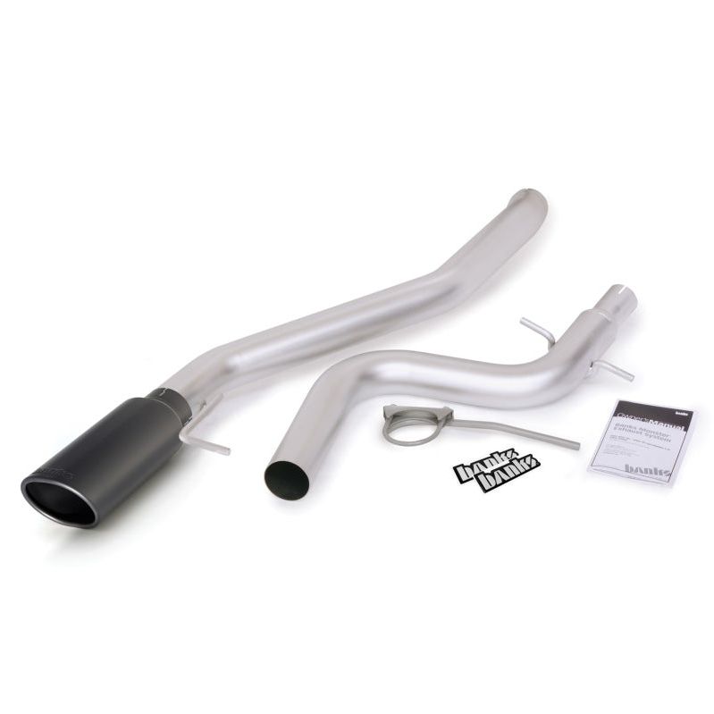 Banks Power 09-10 VW Jetta 2.0L TDI Monster Exhaust System - SS Single Exhaust w/ Black Tip - SMINKpower Performance Parts GBE46180-B Banks Power