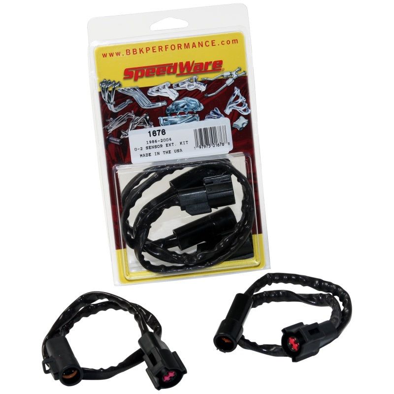 BBK 86-10 Mustang 5.0 4.6 O2 Sensor Wire Harness Extensions (pair)-Gauge Components-BBK-BBK1676-SMINKpower Performance Parts