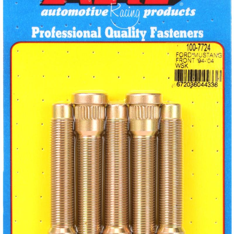ARP 94-04 Ford Mustang Front Wheel Stud Kit (Set of 5) - SMINKpower Performance Parts ARP100-7724 ARP