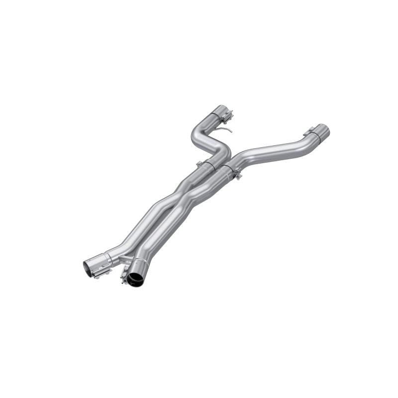 MBRP 21-23 BMW M4 G82 / M3 G80 3.0L T304 Stainless Steel 3in Resonator Bypass X-Pipe - SMINKpower Performance Parts MBRPS4501304 MBRP
