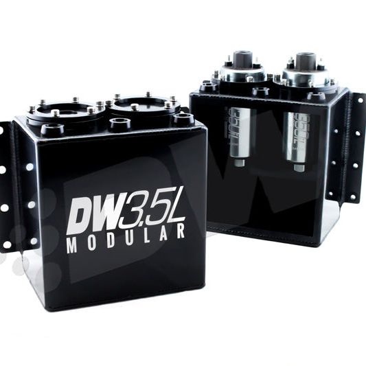 DeatschWerks 3.5L Modular Surge Tank (Fits 1-2 DW350iL Fuel Pumps - Pumps Not Included)-Surge Tanks-DeatschWerks-DWK6-000-35ST-SMINKpower Performance Parts