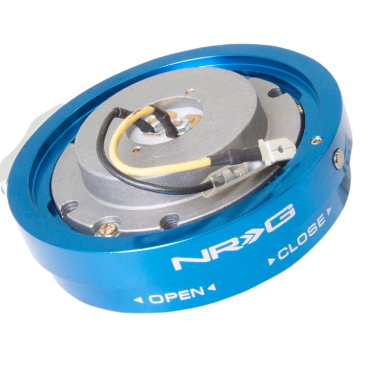 NRG Thin Quick Release - Blue-Quick Release Adapters-NRG-NRGSRK-400BL-SMINKpower Performance Parts