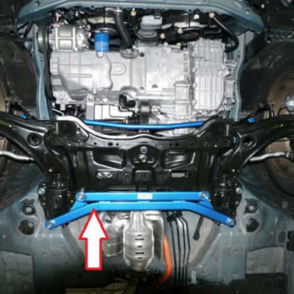 Cusco Lower ARM Bar VER2 Front FIT GE8 CR-Z ZF1 inSIGHT FF OK W/ VER1 - SMINKpower Performance Parts CUS386 477 AN Cusco