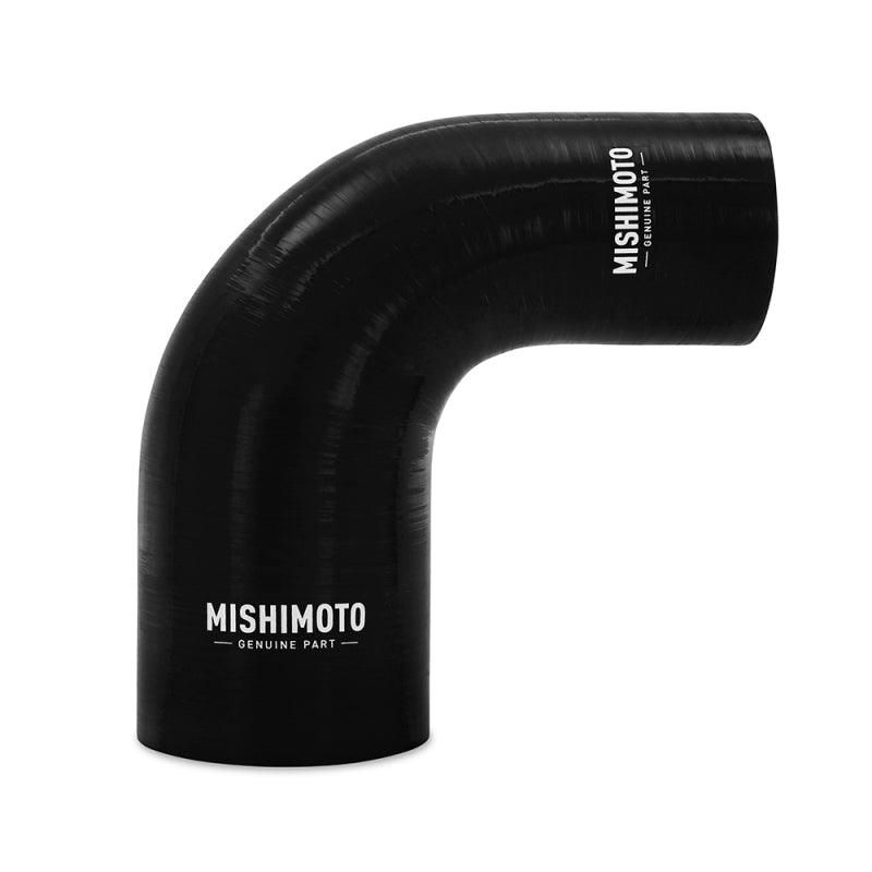 Mishimoto Silicone Reducer Coupler 90 Degree 2.5in to 3in - Black - SMINKpower Performance Parts MISMMCP-R90-2530BK Mishimoto