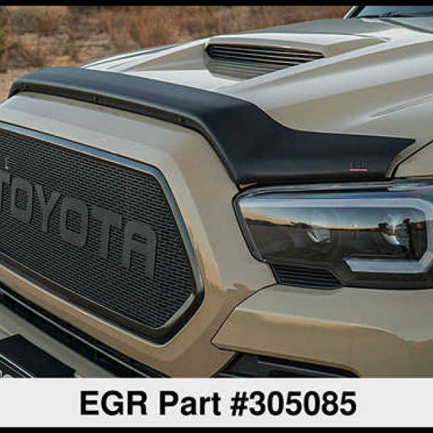EGR 16-17 Toyota Tacoma Superguard Hood Shield - Matte (305085)-Body Side Moldings-EGR-EGR305085-SMINKpower Performance Parts