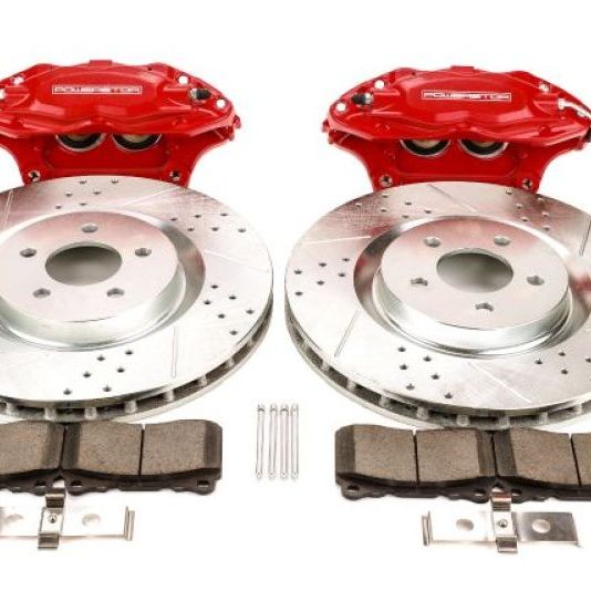 Power Stop 05-14 Ford Mustang Front Big Brake Conversion Kit - SMINKpower Performance Parts PSBBBK-MUST-001R PowerStop
