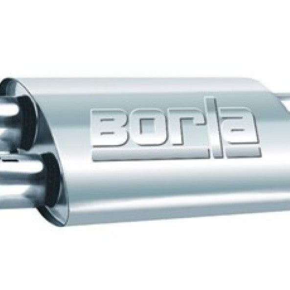 Borla Universal ProXS Muffler - Oval Dual/Dual Inlet/Outlet 2.5in Tubing 19inx4inx9.5in Case - SMINKpower Performance Parts BOR400493 Borla