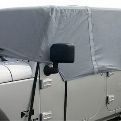 Rampage 2007-2018 Jeep Wrangler(JK) Unlimited Car Cover 4 Layer - Grey-Car Covers-Rampage-RAM1264-SMINKpower Performance Parts