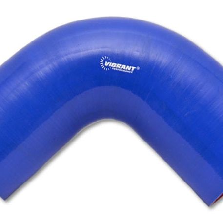 Vibrant 4 Ply Reinforced Silicone Elbow Connector - 2in I.D. - 90 deg. Elbow (BLUE) - SMINKpower Performance Parts VIB2740B Vibrant