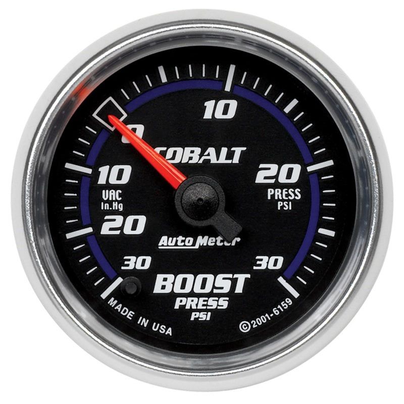 Autometer Cobalt 52mm 30 PSI Electronic Boost Gauge-Gauges-AutoMeter-ATM6159-SMINKpower Performance Parts