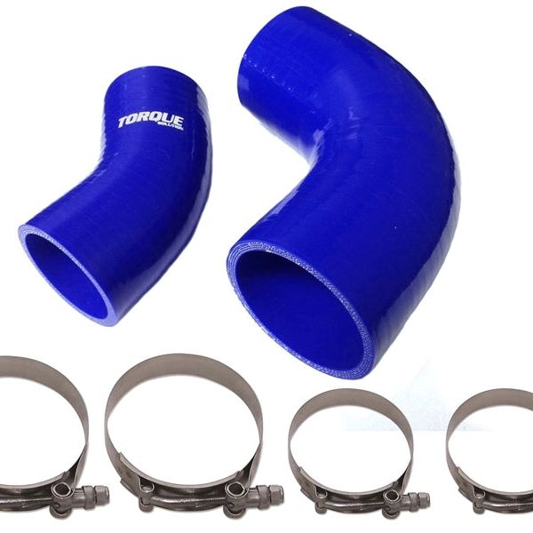 Torque Solution IC Boost Tubes (Blue): Mazdaspeed 3 2007-2013-Intercooler Pipe Kits-Torque Solution-TQSTS-MS-011BL-SMINKpower Performance Parts