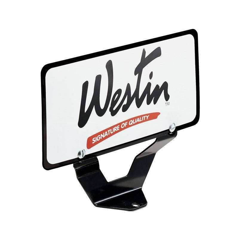 Westin Bull Bar License Plate Relocator - Black - SMINKpower Performance Parts WES32-0055 Westin