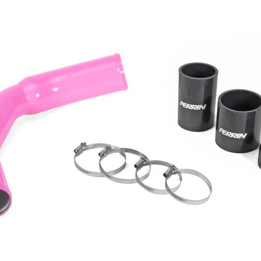 Perrin 2022+ Subaru WRX Charge Pipe - Hyper Pink - SMINKpower Performance Parts PERPSP-ITR-201HP Perrin Performance