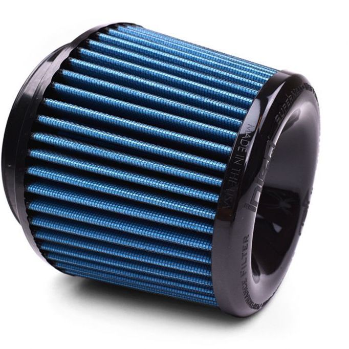 Injen AMSOIL Replacement Nanofiber Dry Air FIlter 5in Flange Diameter/6.5in Base/5in Height/70 Pleat-Air Filters - Drop In-Injen-INJX-1045-BB-SMINKpower Performance Parts