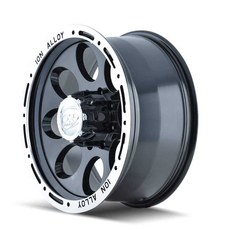ION Type 174 15x8 / 5x139.7 BP / -27mm Offset / 108mm Hub Black/Machined Wheel - SMINKpower Performance Parts ION174-5885B ION Wheels