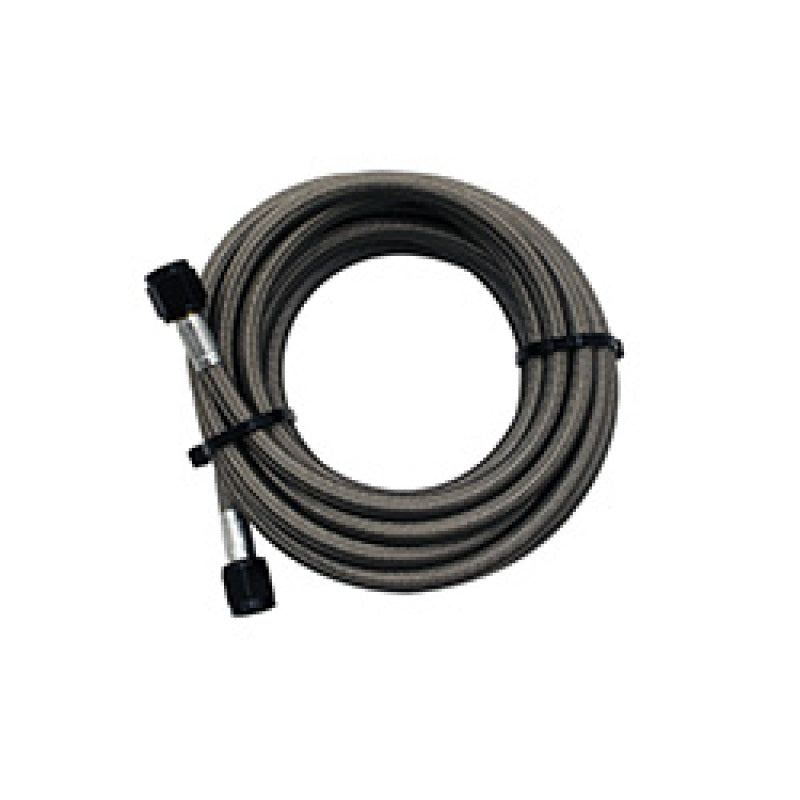 Snow Performance 5ft Stainless Steel Braided Water Line (4AN Black)-Injection Pump Components-Snow Performance-SNOSNO-800-BRD-SMINKpower Performance Parts
