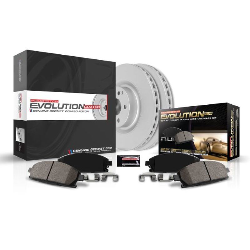 Power Stop 11-14 Acura TSX Rear Z17 Evolution Geomet Coated Brake Kit - SMINKpower Performance Parts PSBCRK5368 PowerStop