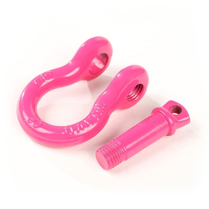 Rugged Ridge Pink 3/4in D-Ring Shackles-Shackle Kits-Rugged Ridge-RUG11235.09-SMINKpower Performance Parts