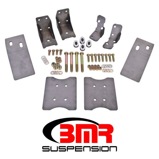 BMR 79-04 Fox Mustang Torque Box Reinforcement Plate Kit (TBR002 And TBR003) - Natural-Diff Braces-BMR Suspension-BMRTBR001-SMINKpower Performance Parts