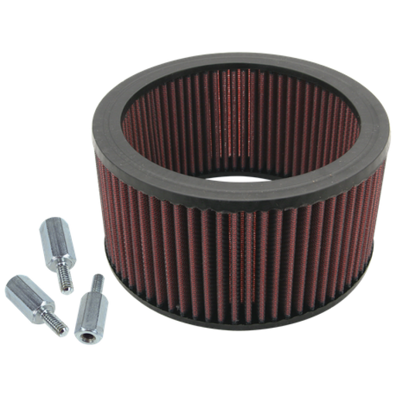 S&S Cycle Super E/G Carbs High Flow Air Filter Kit w/ Spacers For S&S Teardrop Air Cleaner-Air Intake Components-S&S Cycle-SSC17-0045-SMINKpower Performance Parts