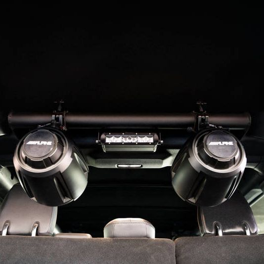 DV8 Offroad 21-22 Ford Bronco 4dr Rear Speaker & Light Mount Bar - SMINKpower Performance Parts DVEBRSB-01 DV8 Offroad