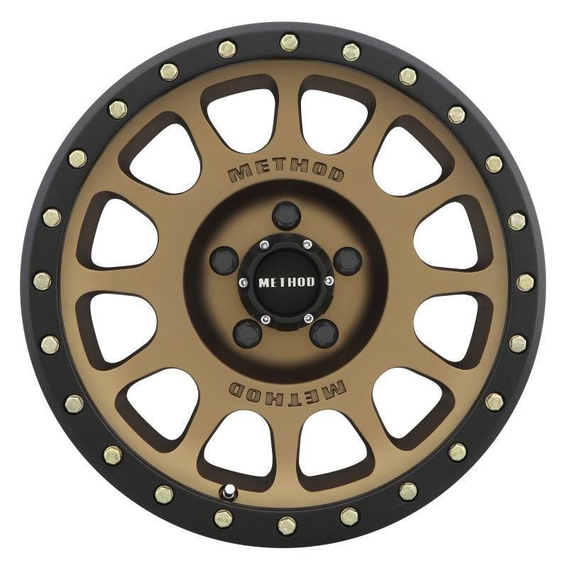 Method MR305 NV 18x9 0mm Offset 5x150 116.5mm CB Method Bronze/Black Street Loc Wheel - SMINKpower Performance Parts MRWMR30589058900 Method Wheels