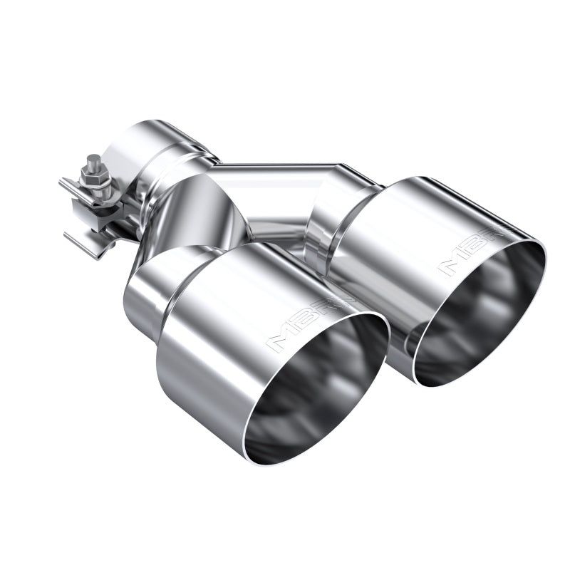 MBRP Universal T304 SS Dual Tip 4in OD/2.5in Inlet-Tips-MBRP-MBRPT5178-SMINKpower Performance Parts