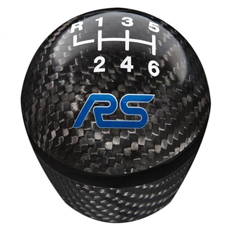 Ford Racing Focus RS Black Carbon Fiber Shift Knob 6 Speed - SMINKpower Performance Parts FRPM-7213-FRSCF Ford Racing