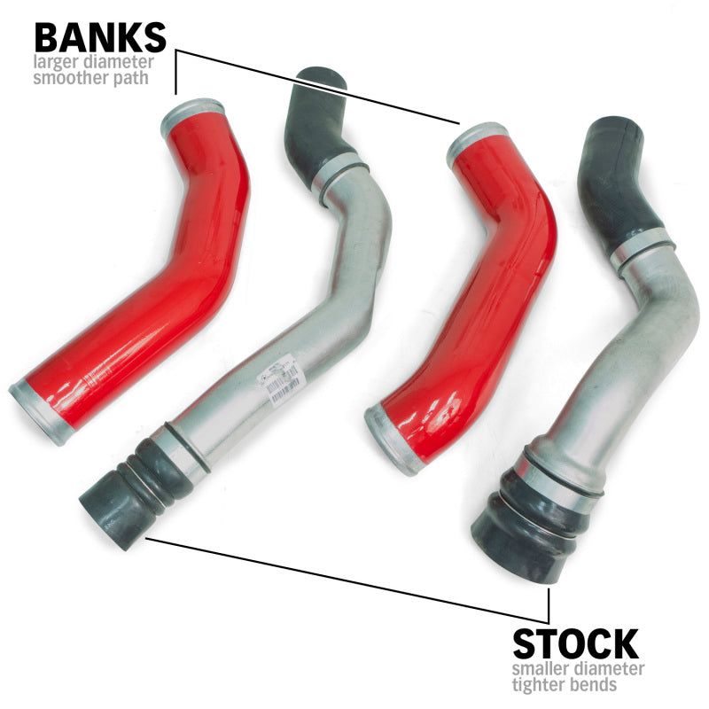 Banks Power 13-18 Dodge Ram 2500/3500 6.7L Diesel Boost Tube System Upgrade Kit-Intercooler Ducting-Banks Power-GBE25992-SMINKpower Performance Parts