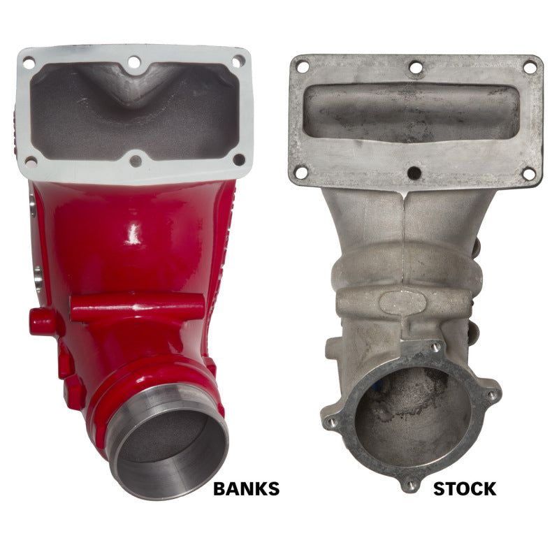 Banks Power 07.5-17 Ram 2500/3500 6.7L Diesel Monster-Ram Intake System w/ Fuel Line 3.5in Red-Short Ram Air Intakes-Banks Power-GBE42788-PC-SMINKpower Performance Parts