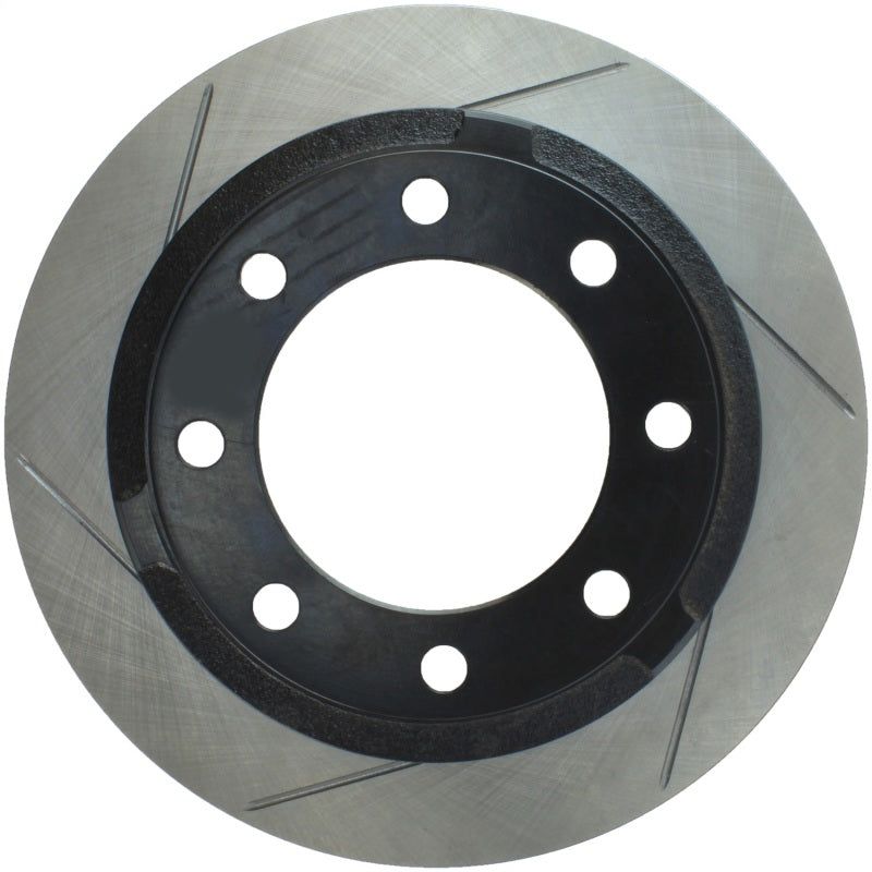 StopTech Power Slot 12-13 Ford F-250/F-350 Rear Right Slotted Rotor-Brake Rotors - Slotted-Stoptech-STO126.65143SR-SMINKpower Performance Parts