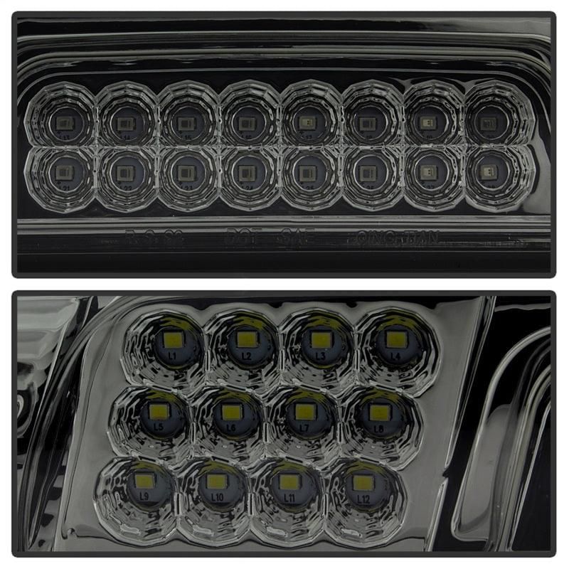 xTune 14-16 Chevrolet Silverado 1500 LED 3rd Brake Light - Smoke (BKL-CSIL14-LED-SM) - SMINKpower Performance Parts SPY9037528 SPYDER
