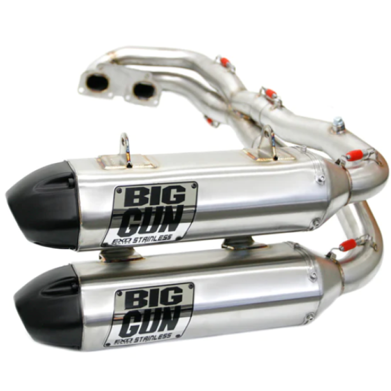 Big Gun 14-23 Polaris RZR XP 1000/RZR XP 4 1000 EXO Stainless Dual Full Syst Exhaust-Powersports Exhausts-Big Gun-BIG14-7953-SMINKpower Performance Parts