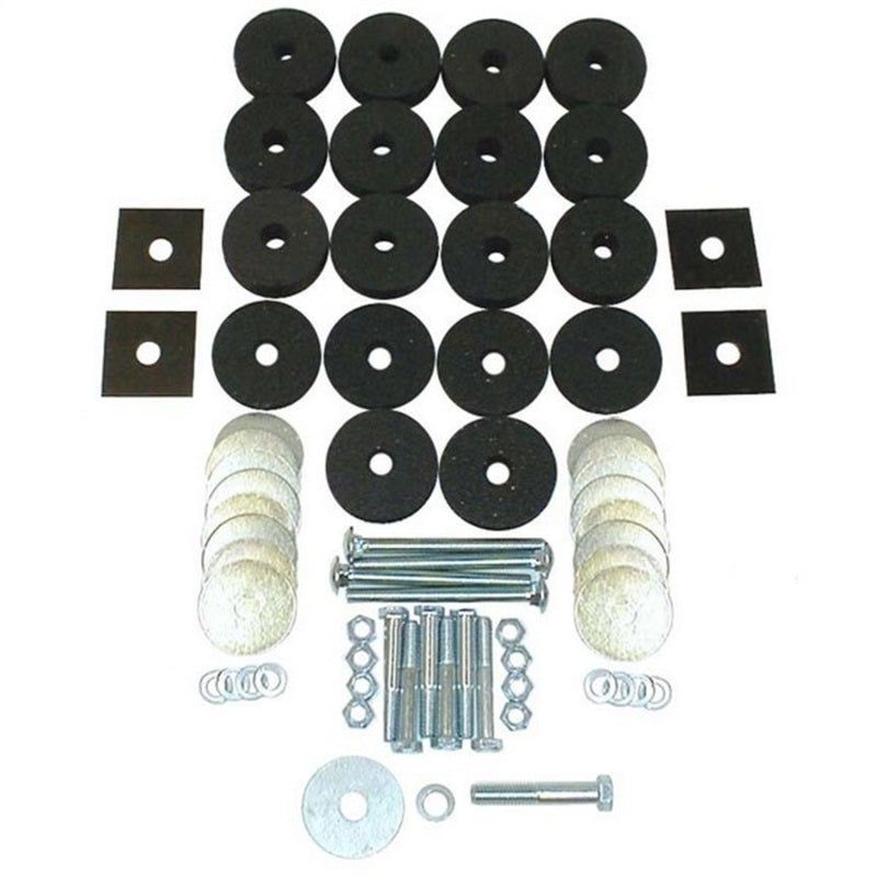 Omix Body Tub Mounting Kit 41-75 Willys & Jeep Models-Other Body Components-OMIX-OMI12201.01-SMINKpower Performance Parts